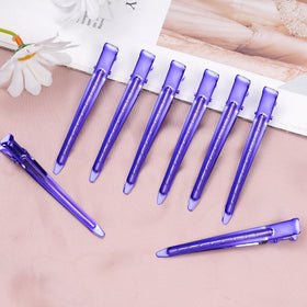 Clips canard Bantoye en utilisation sur cheveux pour coiffure