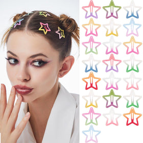 Clips cheveux étoiles colorées SAOROPEB vue avant