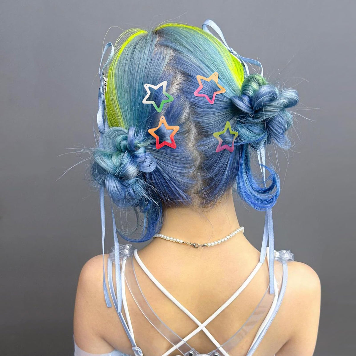Clips cheveux étoiles SAOROPEB de différentes couleurs