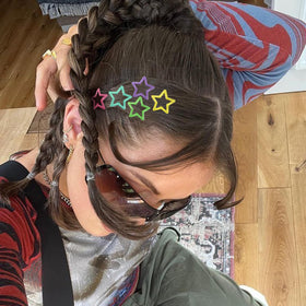 Clips cheveux étoiles SAOROPEB en différentes couleurs