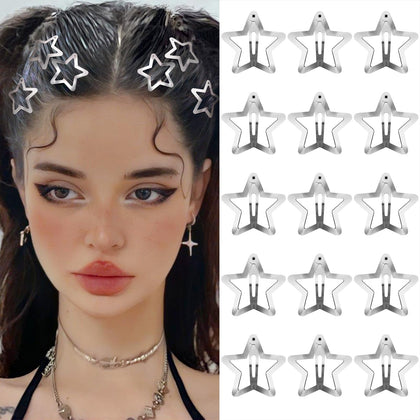 Clips cheveux étoiles SAOROPEB pack de 15 pièces