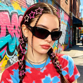 Clips cheveux Y2K VIBILIA, scène d'utilisation