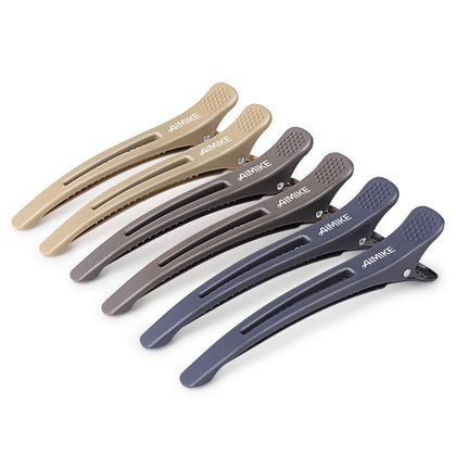 Clips de cheveux AIMIKE couleur neutre avec bande en silicone