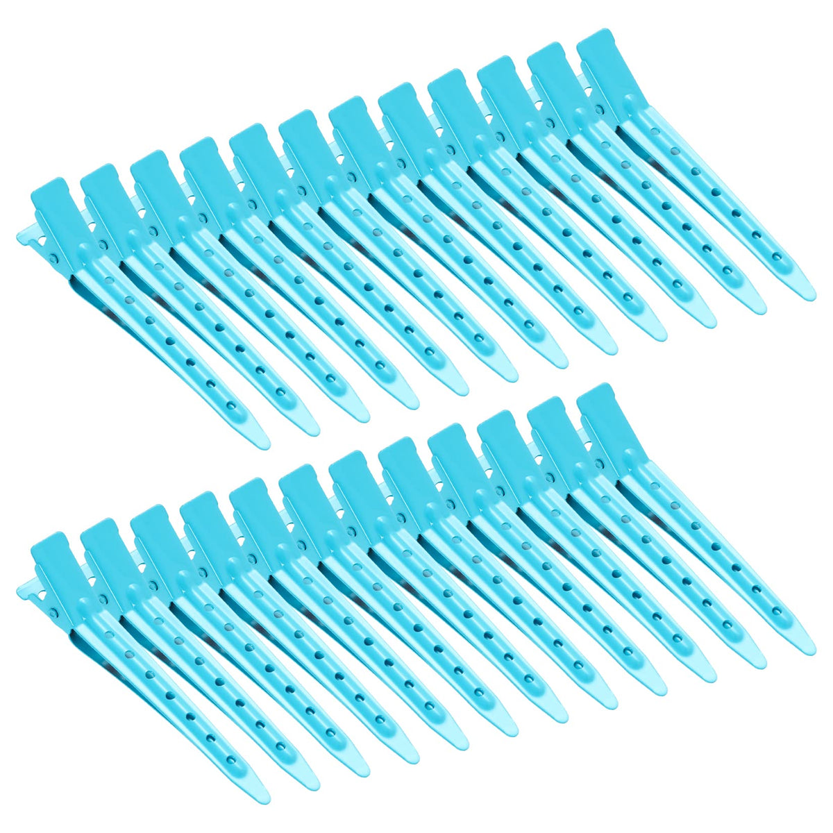 Clips en métal Bantoye 2,75 pouces bleu vue de face