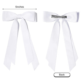 Clips en satin Aileam sur un bandeau