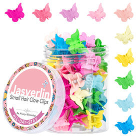Clips papillon JASVERLIN colorés en paquet de 50 pièces