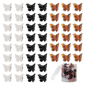 Clips papillon Ruocce en assortiment de couleurs dans un contenant