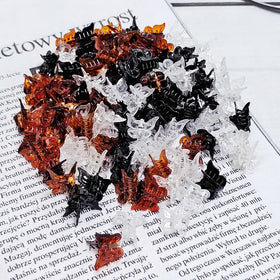 Clips papillon Ruocce en couleur blanche sur cheveux