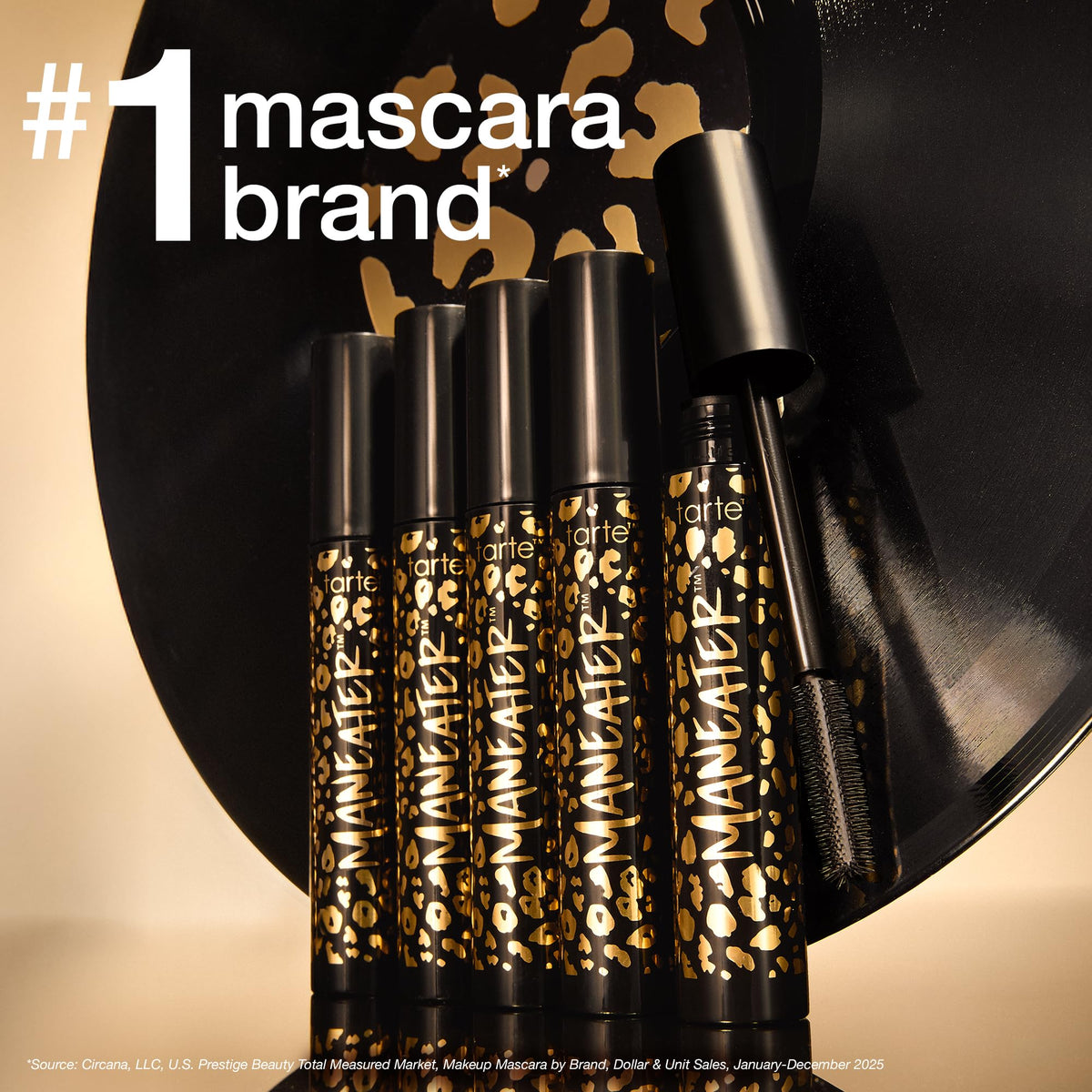 Close-up des cils après utilisation du mascara tarte Maneater