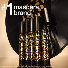 Close-up des cils après utilisation du mascara tarte Maneater