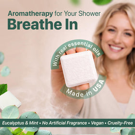 Close-up of Beauty by Earth Shower Steamers Eucalyptus