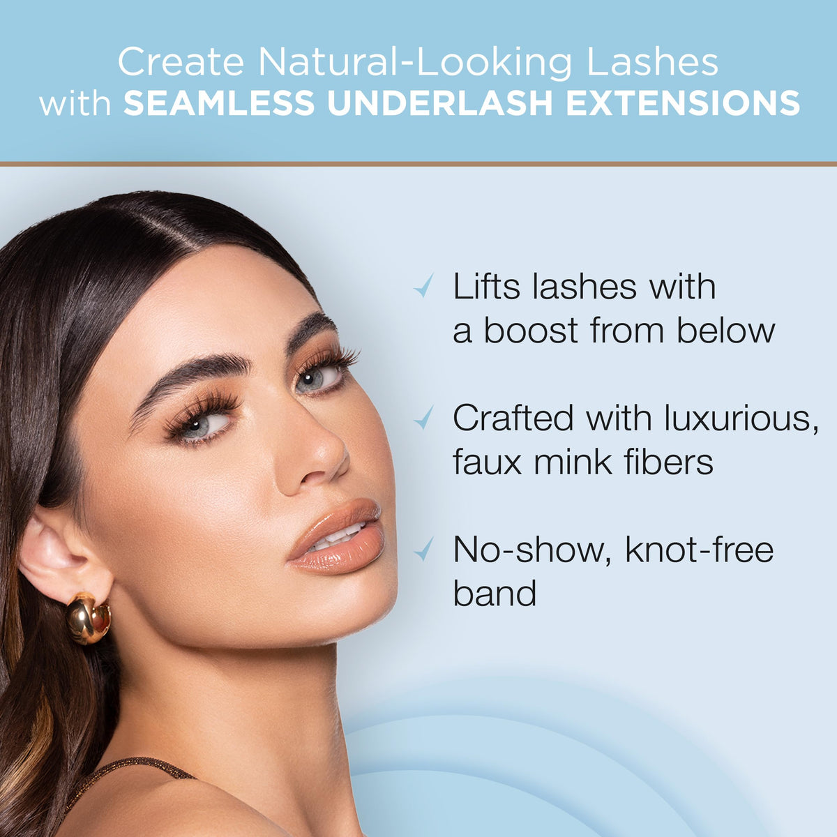 Clusters d'extensions de cils Ardell en différentes longueurs