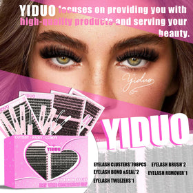 Clusters de cils 60D et 80D du kit YIDUO