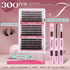 Clusters de cils Focipeysa en différentes longueurs