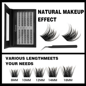 Clusters de cils Wispy CoFier en différentes longueurs