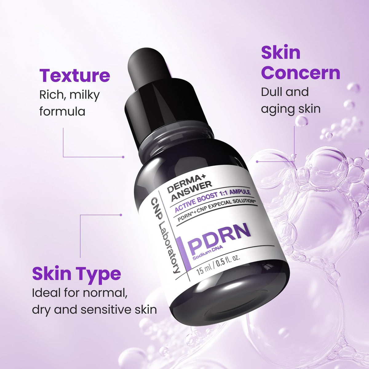 CNP Active Ampoule 1:1 PDRN 30ml dans son emballage