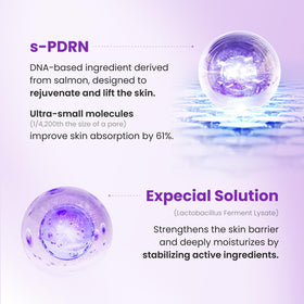 CNP Active Ampoule 1:1 PDRN 30ml en utilisation sur la peau