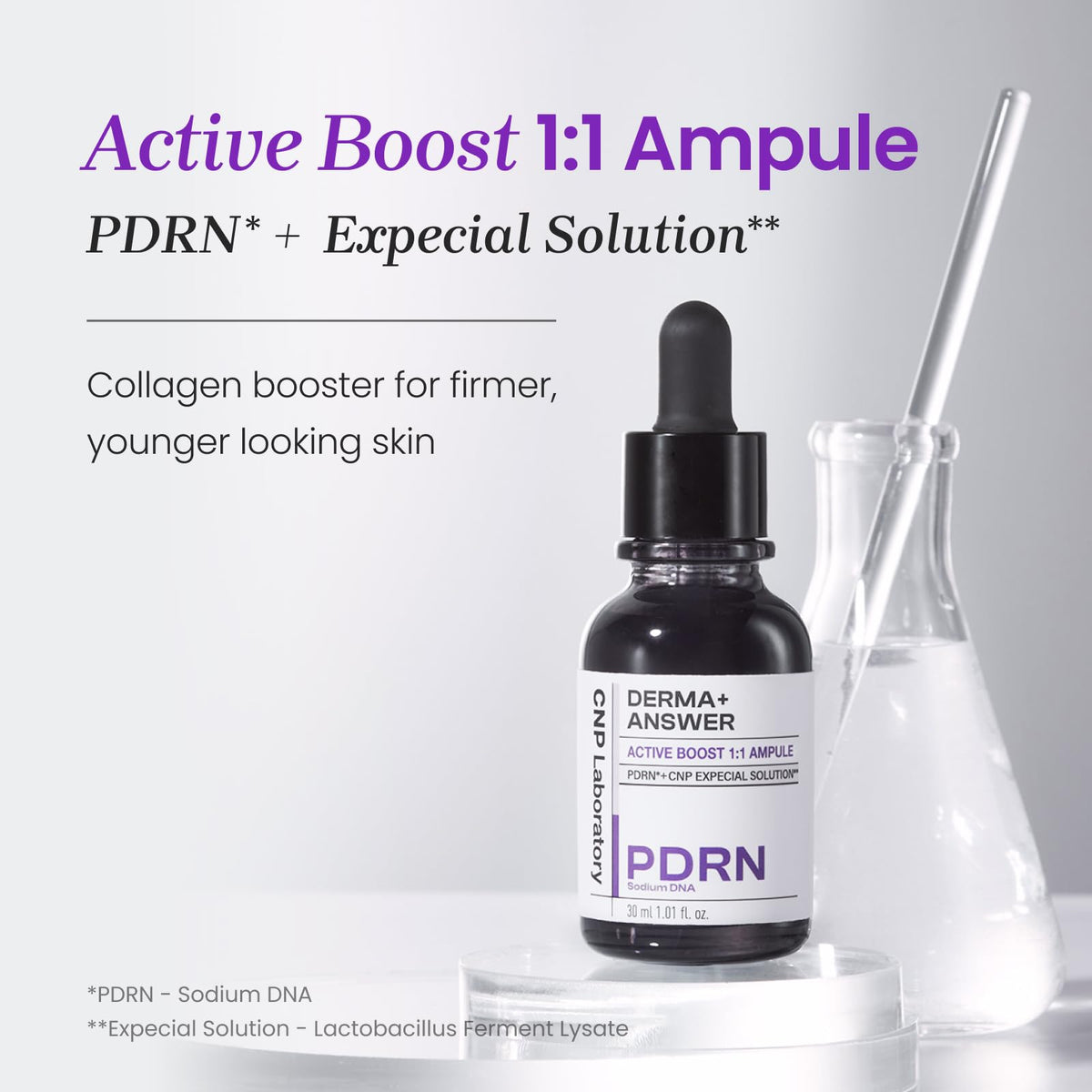 CNP Active Ampoule 1:1 PDRN 30ml vue arrière