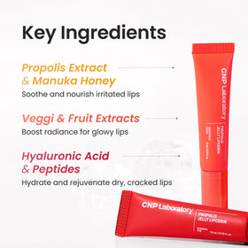CNP Propolis Jelly Lipcerin™ 05 Grapefruit Candy en usage