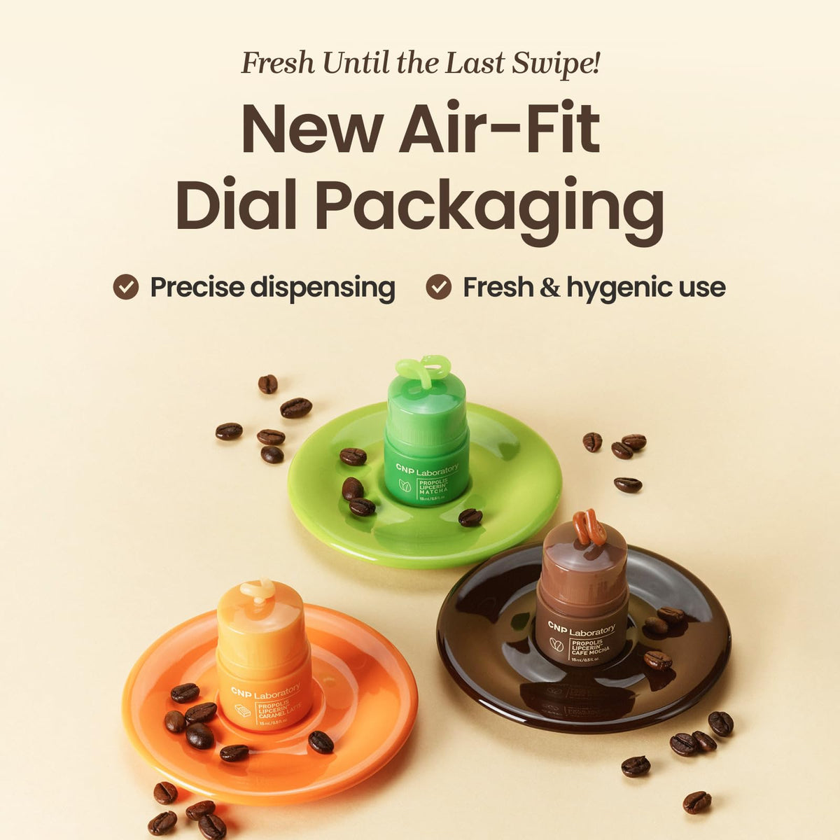 CNP Propolis Lipcerin 06 Caramel Latte ambiance café