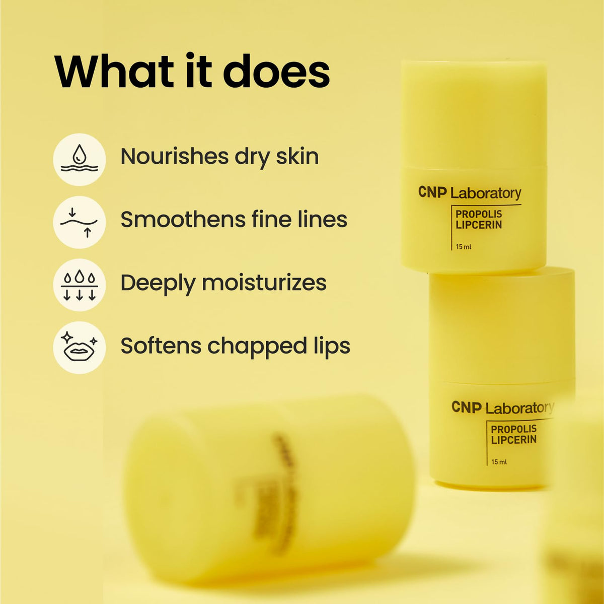 CNP Propolis Lipcerin™ Baume à Lèvres 50g applicateur hygiénique