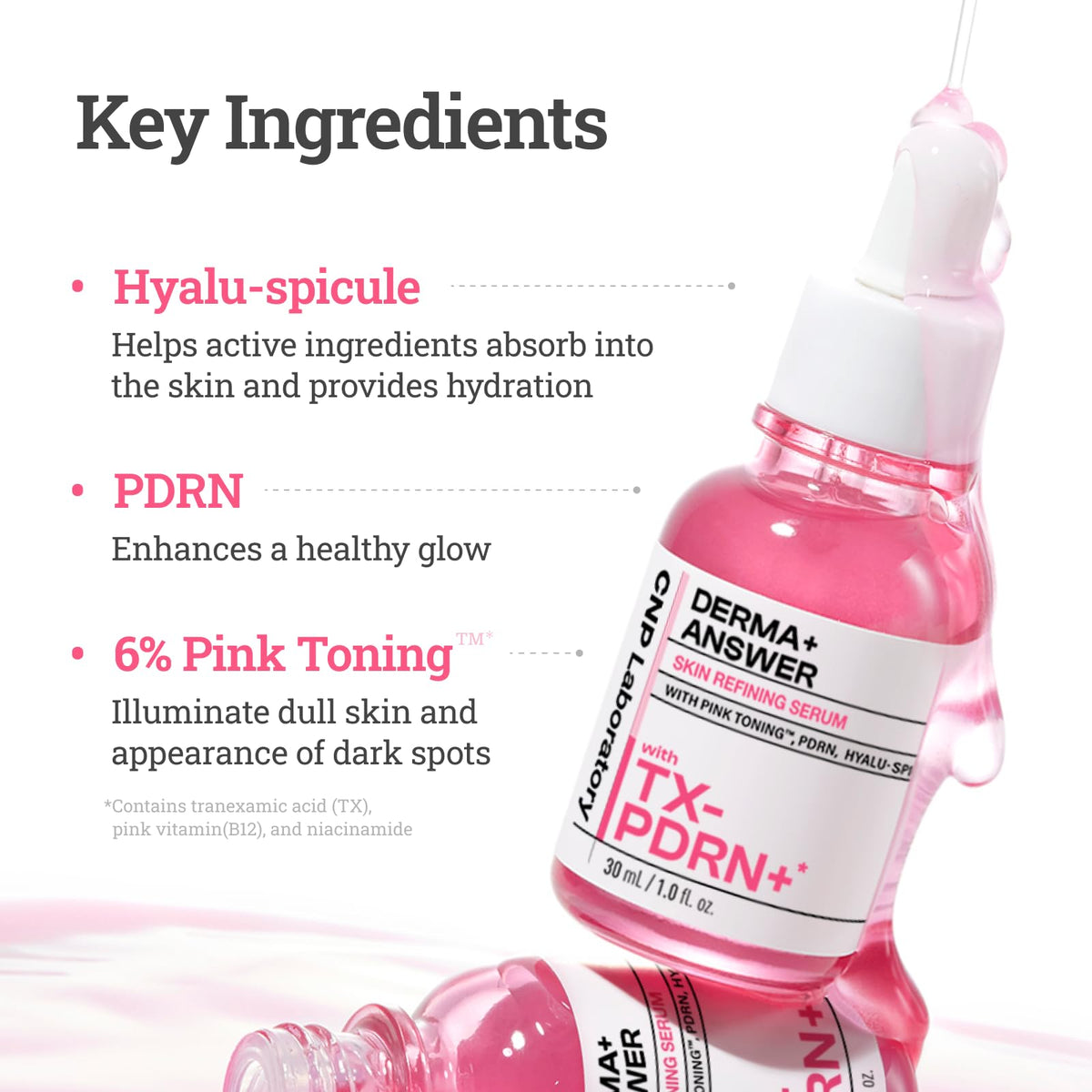 CNP Sérum Raffinant de Peau TX-PDRN 30ml avec emballage