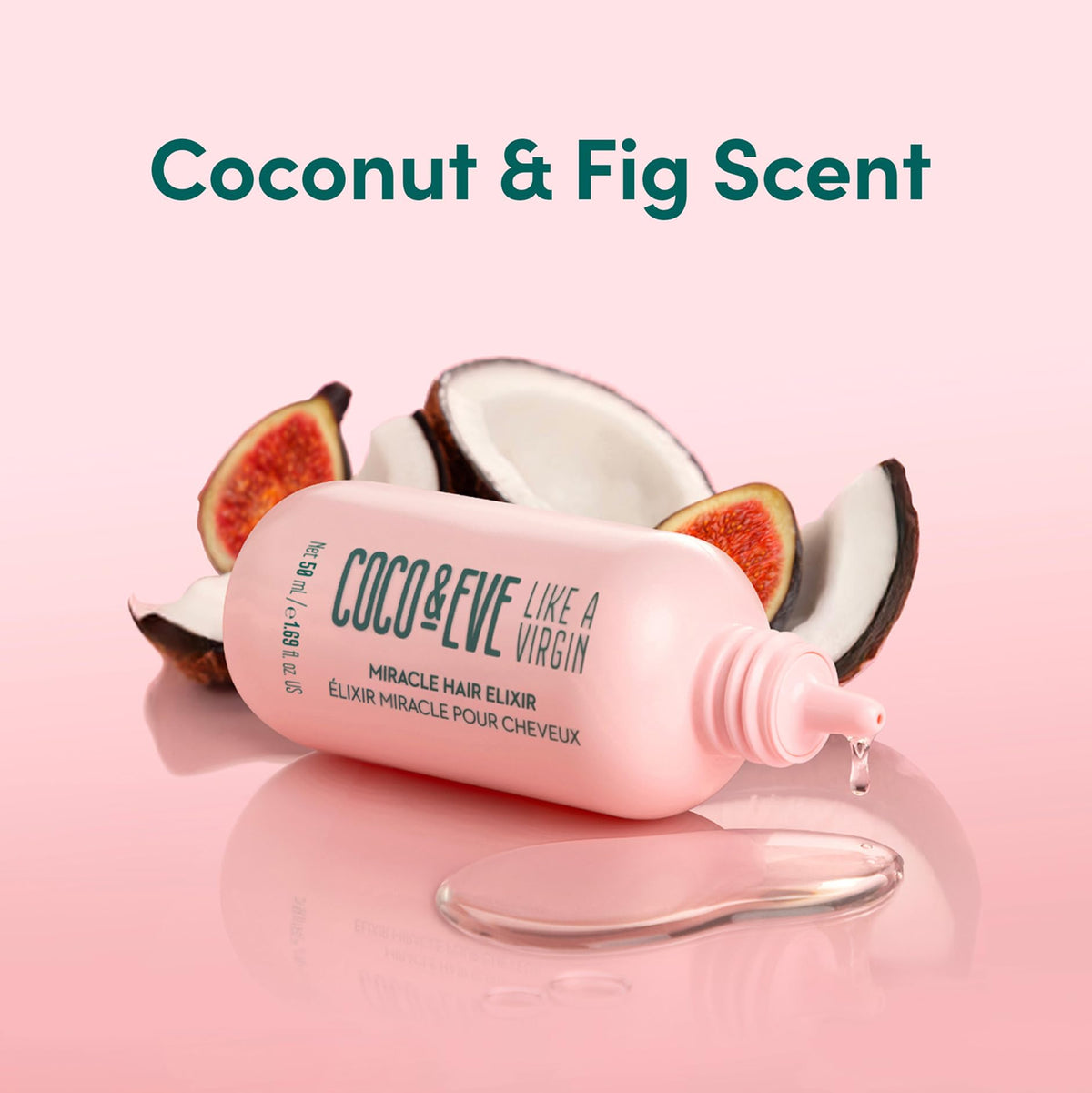 Coco & Eve Miracle Hair Elixir 82g en utilisation quotidienne