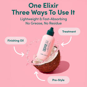 Coco & Eve Miracle Hair Elixir 82g texture huile