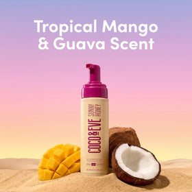Coco & Eve Mousse avec ingrédients naturels sur table