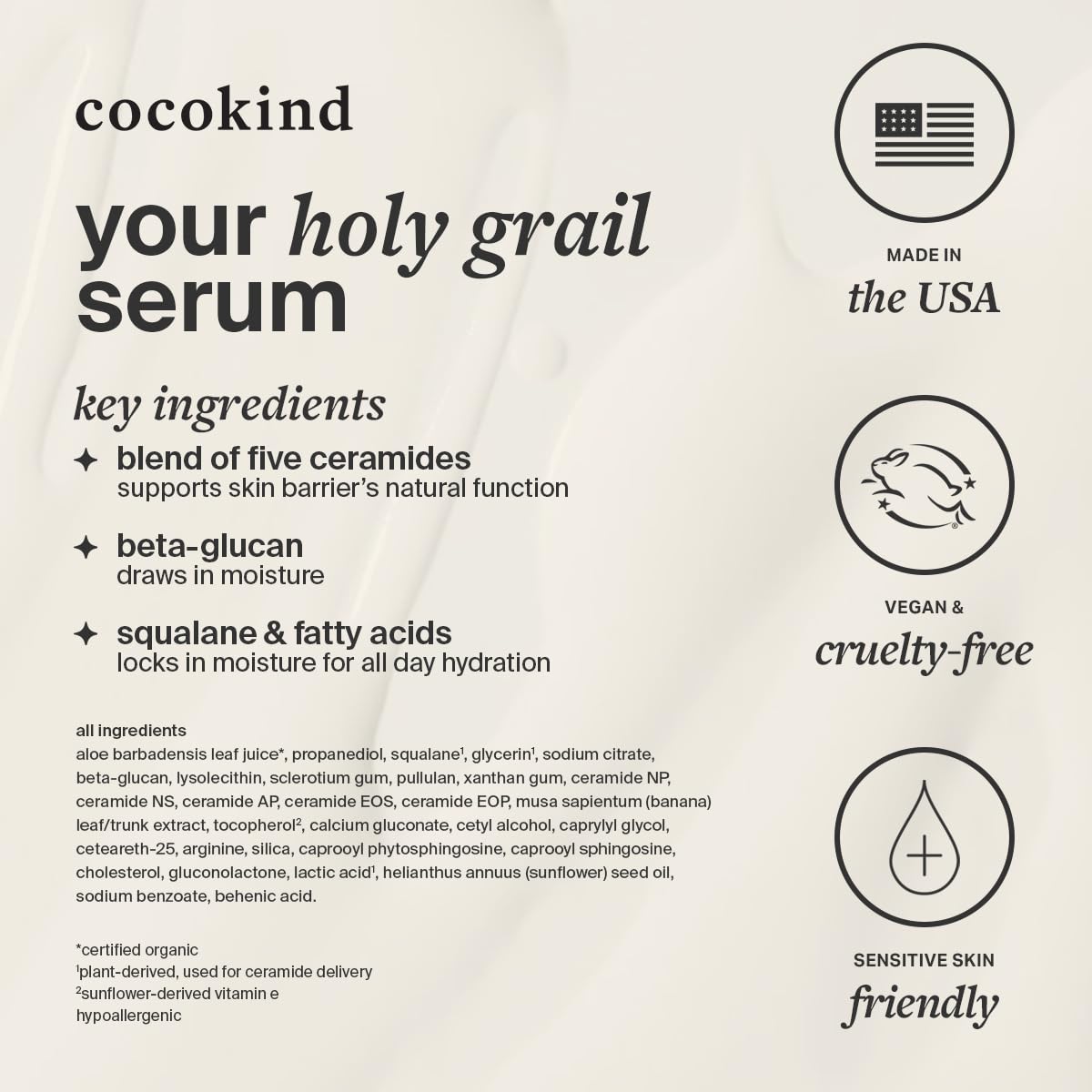 Cocokind Sérum Barrière Céramide 30ml en usage quotidien