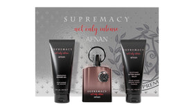 Coffret Afnan Supremacy Not Only Intense avec parfum, gel douche et après-rasage