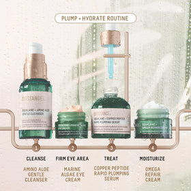 Coffret BIOSSANCE ouvert avec les produits visibles