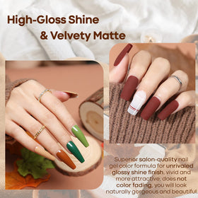 Coffret cadeau du set de vernis à ongles gel modelones