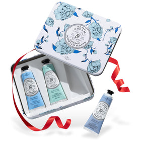 Coffret cadeau La Chatelaine avec trio de crèmes pour les mains