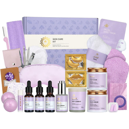 Coffret cadeau RA ROSA ACCA 30 pièces avec produits de soin à la lavande