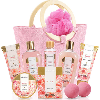 Coffret cadeau spa luxetique 10 pièces avec produits variés