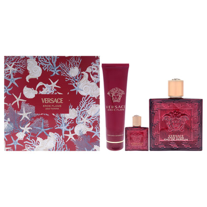 Coffret cadeau Versace Eros Flame 100ml avec gel douche