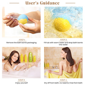 Coffret cadeau ZenBombs avec bombes de bain emballées