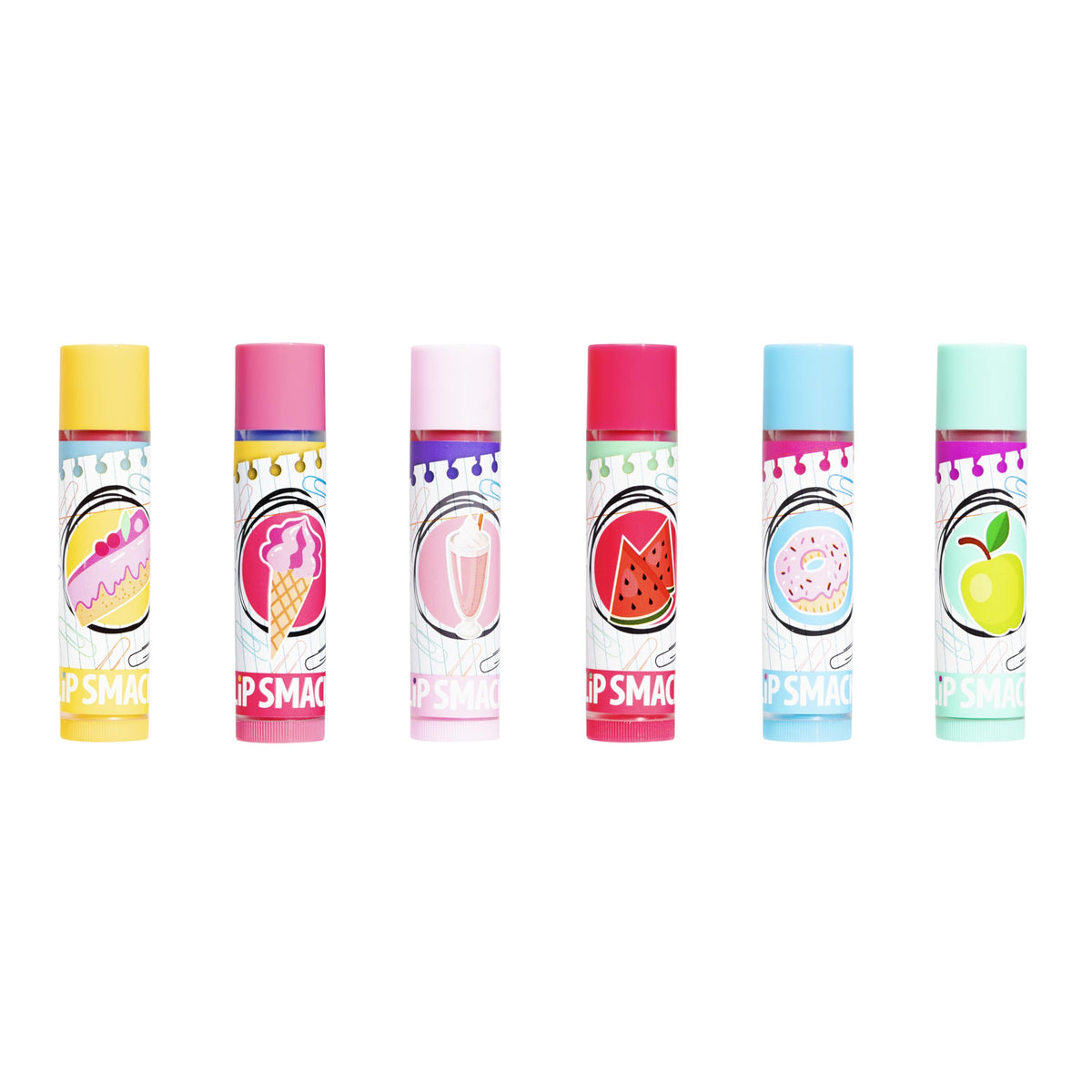 Coffret coloré Lip Smacker MASH représentant le jeu MASH
