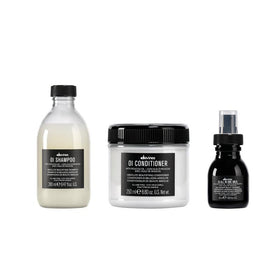 Coffret Davines OI avec shampooing, après-shampooing et lait tout-en-un