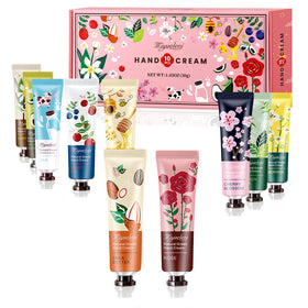 Coffret de 10 crèmes pour les mains MIYUELENI avec différentes senteurs
