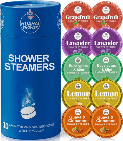 Coffret de 15 tablettes de douche HUAHAI SHOWER avec arômes variés