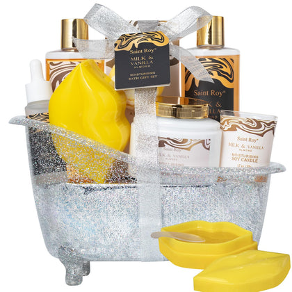 Coffret de bain Saint Roy 9 pièces avec gel douche et lotion