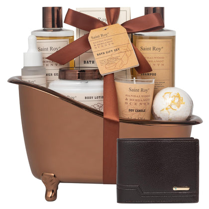 Coffret de bain Saint Roy avec produits en cèdre et bergamote