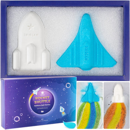 Coffret de bombes de bain ORIGLAM avec navette spatiale et fusée