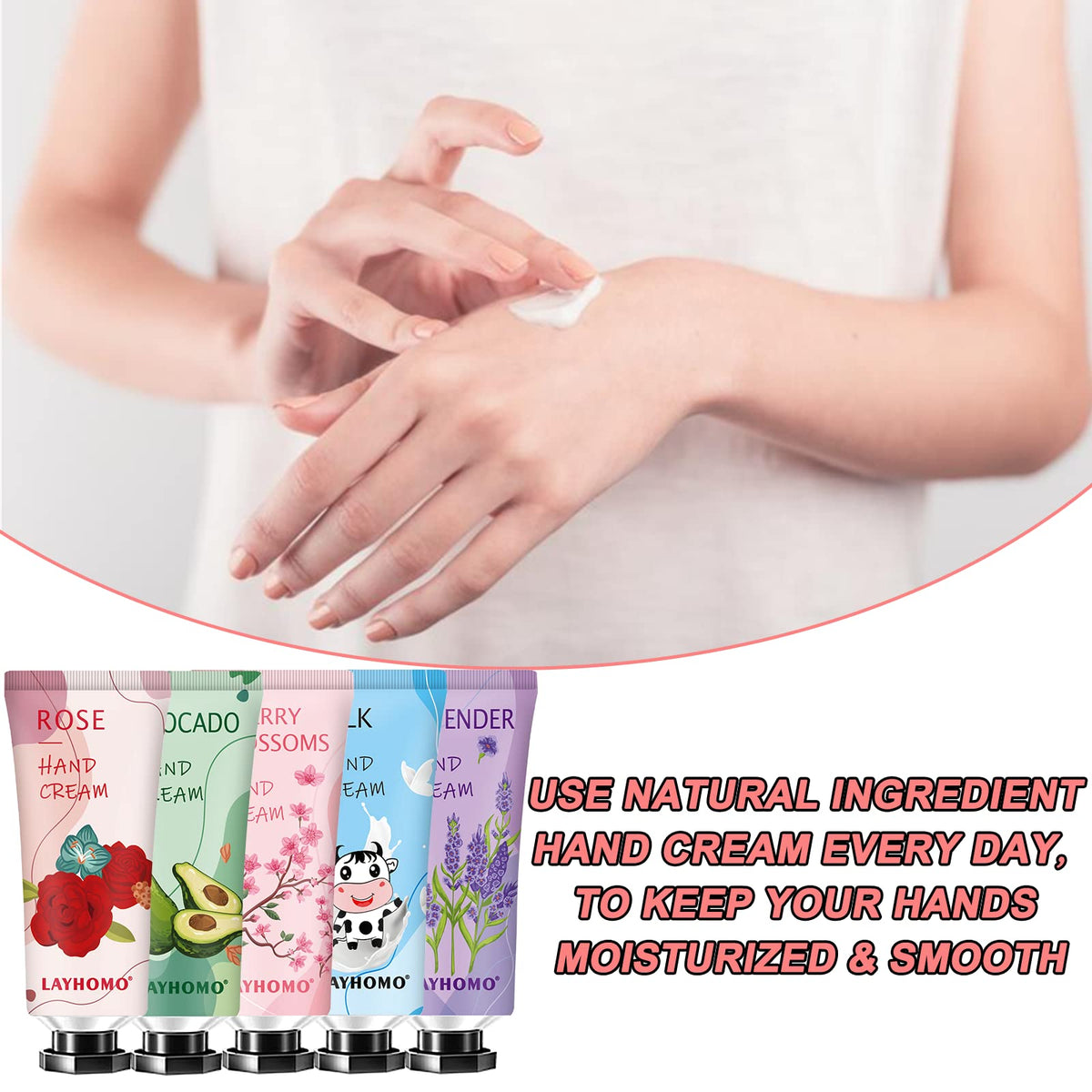 Coffret de crèmes pour les mains Layhomo pour un cadeau