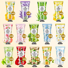 Coffret de crèmes pour les mains VISCOO avec 14 parfums différents