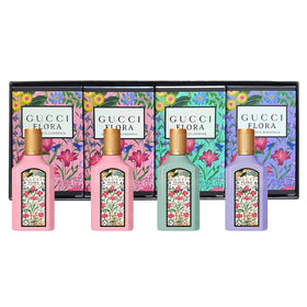 Coffret de parfums miniatures Gucci Flora avec 4 flacons de 0,16 oz