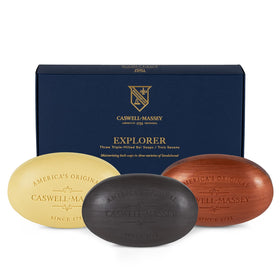 Coffret de savons Caswell-Massey avec trois barres de 5,8 oz