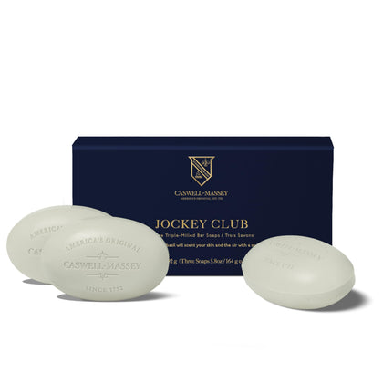 Coffret de savons Caswell-Massey Jockey Club vue de face